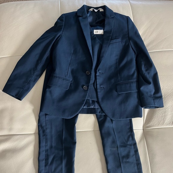 H&M Matching Sets Hm Boys Navy Blue 3 Piece Suit Poshmark